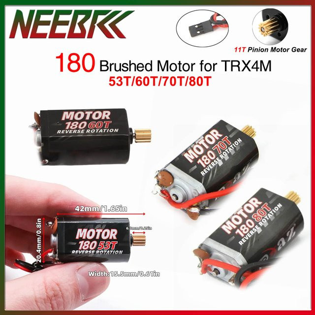 NEEBRC 180 Bürstenmotor, Metallmotorgetriebe, 1:18, Zubehör - Bild 1
