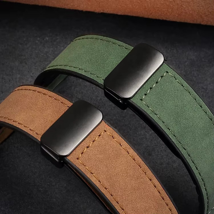 Jansin Uhrenarmband Leder, Silikon, Magnetische Schleife - Bild 3