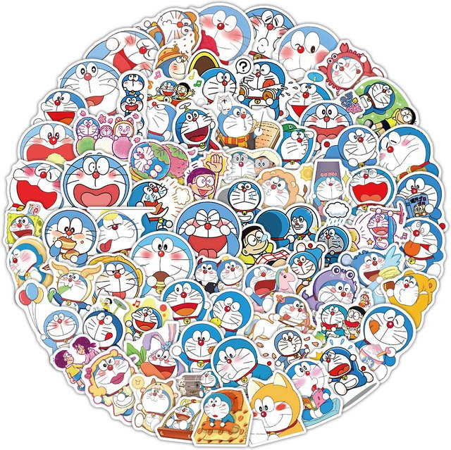 Keeppley Doraemon Aufkleber, 103-teiliges Set - Bild 1