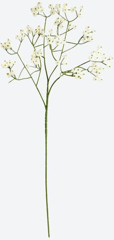 Künstliche Schleierkraut-Blume in Weiß und Beige, Höhe: 60 cm - Bild 1