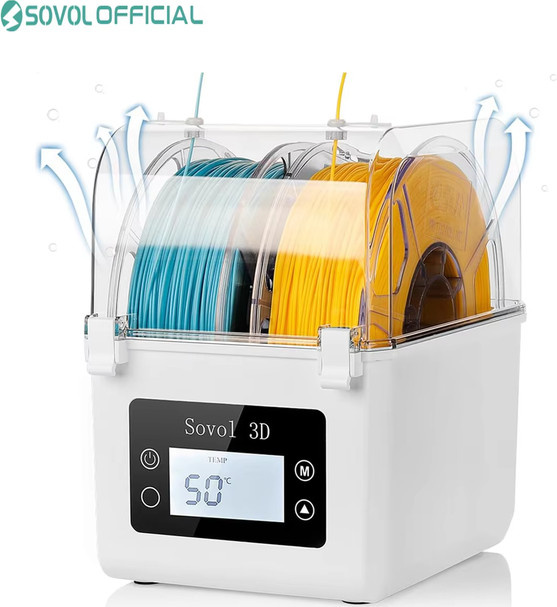 Sovol Filament Dryer SH01 Filament Dörrgerät in Weiß für 1,75 mm und 2,85 mm Filament mit verbessertem Lüfter - Bild 1