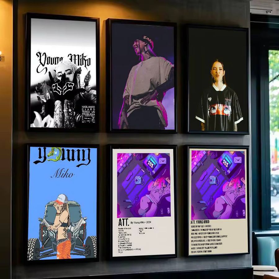 Y-Young M-Miko RAPPER Poster Kunst für deine Wanddekoration im Wohnzimmer oder Schlafzimmer - Bild 2