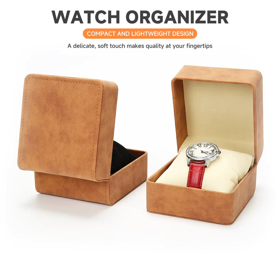 FancyWrist Uhren Box, PU Leder, Unisex - Bild 3