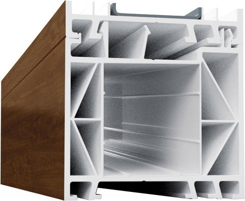 Meeth Verbreiterungsprofil aus Kunststoff PVC in Braun - Bild 1
