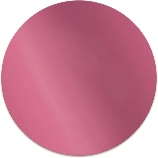 Tulup Bodenschutzmatte für Bürostühle in Rosa, B/T: 100 x 100 cm - Bild 1