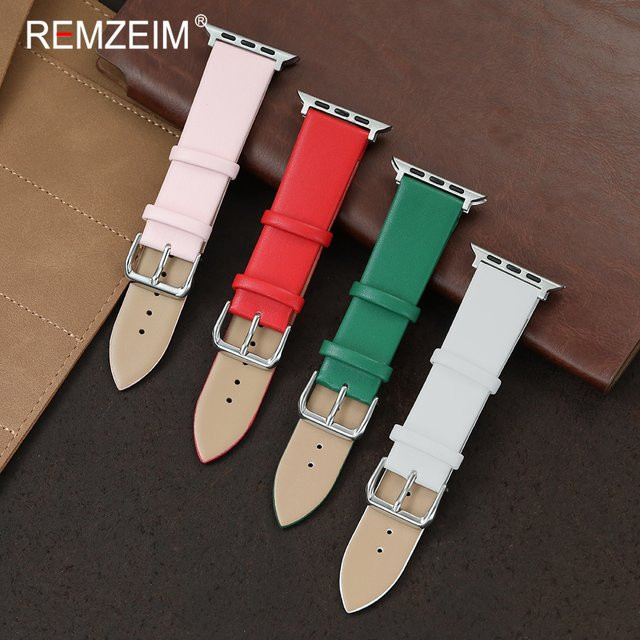 REMZEIM Uhrenarmband PU-Leder, Damen - Bild 1