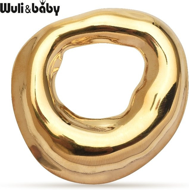 Wuli&baby Brosche, Edelstahl, zweifarbig, Unisex - Bild 1