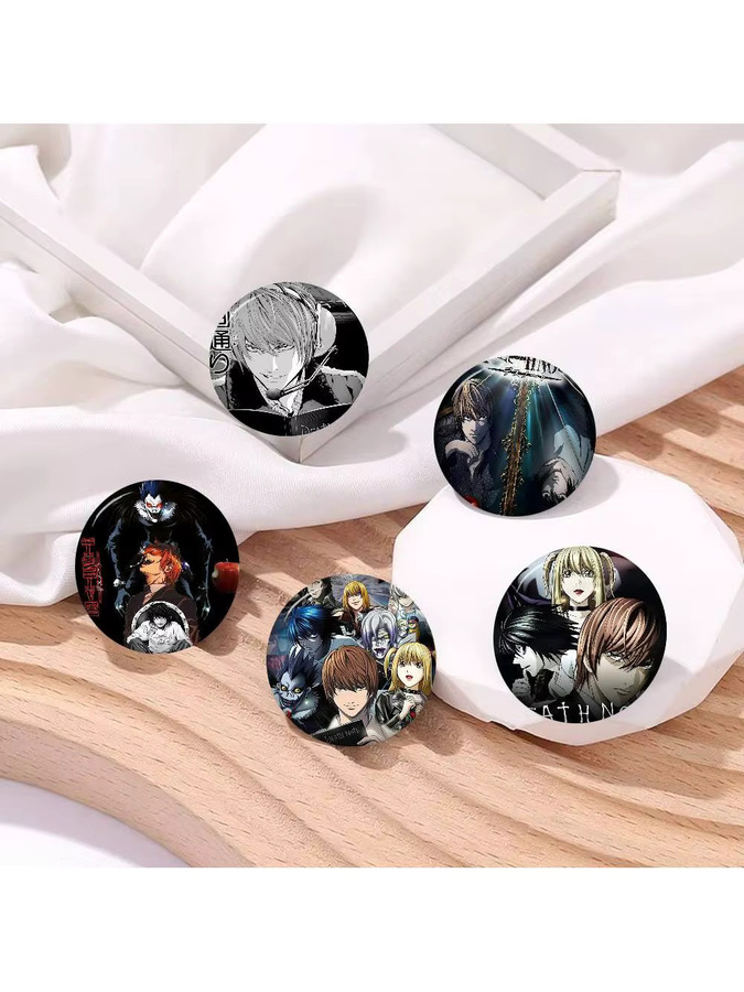 Anstecknadeln Anime-Spiele Death Note, Unisex, 32/44/58mm - Bild 5