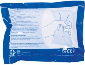 Gramm Medical Kälte-Sofortkompresse selbstaktivierbar in Blau, B: 13 cm, H: 10 cm - Bild 1
