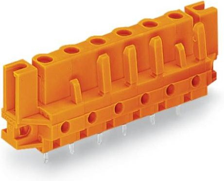 WAGO Buchsengehäuse-Platine 232 Polzahl, Farbe: Orange, Rastermaß: 7.62 mm, 50 Stück - Bild 1