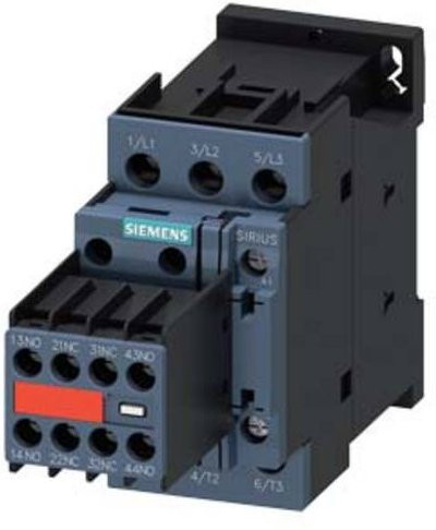 Siemens Schütz 3RT2028-1AK64-3MA0 mit 3 Schließern, 690 V/AC, grau - Bild 1