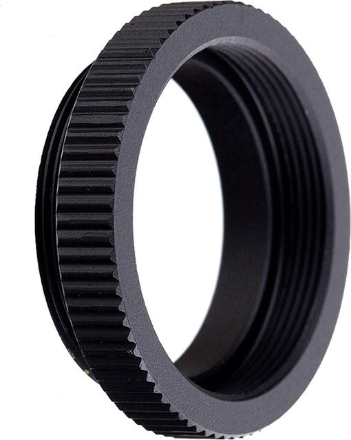 C-Mount 5mm Verlängerungsring Adapter C-CS Abstandshalter für CCTV Objektive in Schwarz - Bild 1