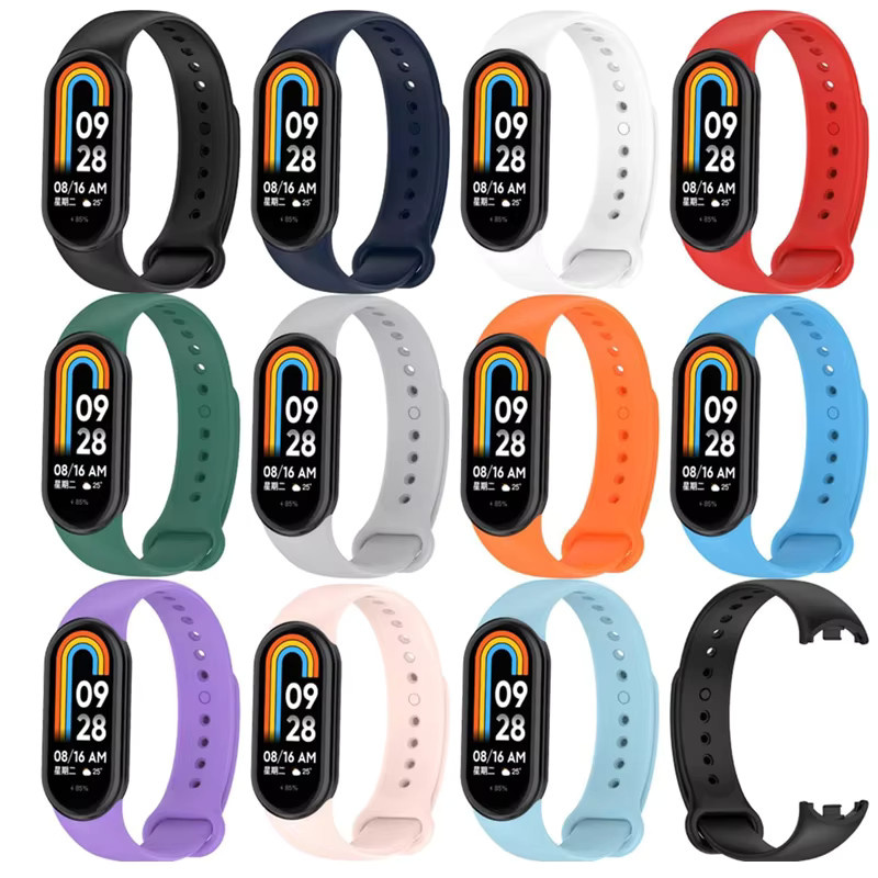 Uhrenarmband für Xiaomi Mi Band 8-9, Silikon, Unisex - Bild 7