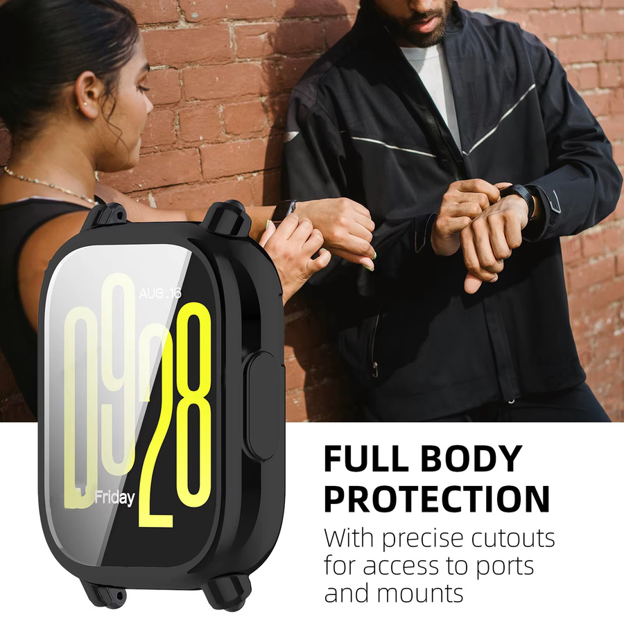 Xiaomi Displayschutzfolie und TPU-Schutzhülle für Redmi Watch 5 Active/Lite Smartwatch, transparent - Bild 3
