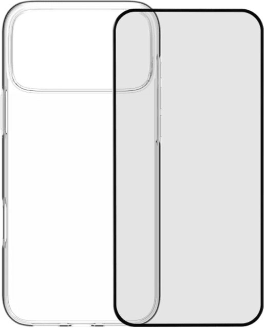 BlueBuilt Schutzset für Apple iPhone 17 Pro Max mit transparentem Backcover und Panzerglas - Bild 1