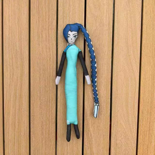 Yiran toy Spiel Schere Sieben Sieben Dreizehn, Plüschpuppen, 28cm, ab 14 Jahre - Bild 1