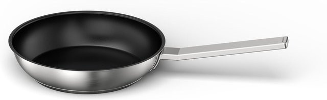 Siemens Bratpfanne mit Antihaftbeschichtung in Silber, Durchmesser: 24 cm - Bild 1