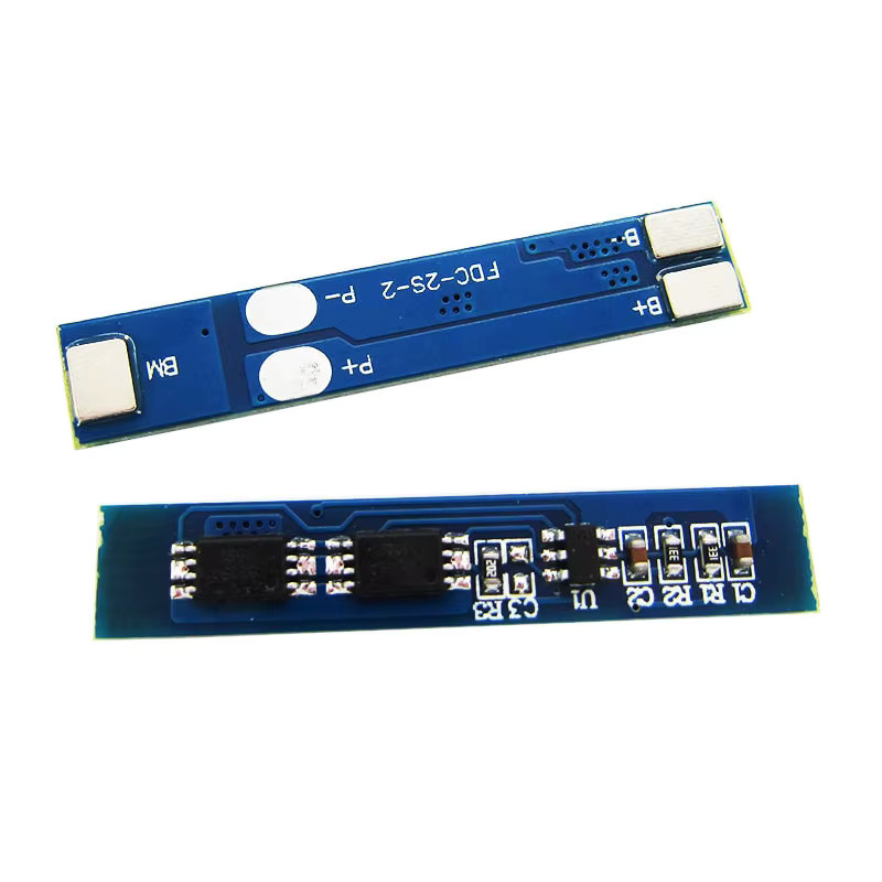 5er Set Si Tai&SH BMS Schutzplatine für 2S 3A Li-Ionen-Lithium-Akkus, 7,4 V bis 8,4 V, Farbe Blau - Bild 2