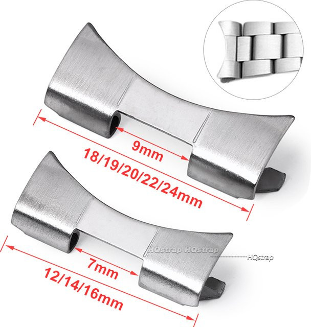 HQstrap Uhrenarmband-Anschluss Edelstahl, Silber, Unisex - Bild 1