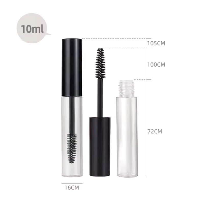 MUB Mascara Flaschen, 10 ml, Schwarz, 16 Stück, Unisex - Bild 2