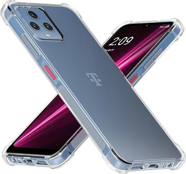 Stoßfeste TPU-Schutzhülle für TCL T-Mobile Revvl 7, 6x6 Pro, T Phone 2 5G und T Phone Pro 5G in Transparent - Bild 1