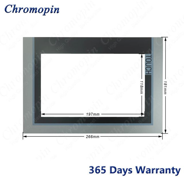 TP900 Komfort Touch Panel Bildschirm Glas Digitizer und Schutzfolie für 6AV2 124-0JC01-0AX0 6AV2124-0JC01-0AX0, Transparent - Bild 1