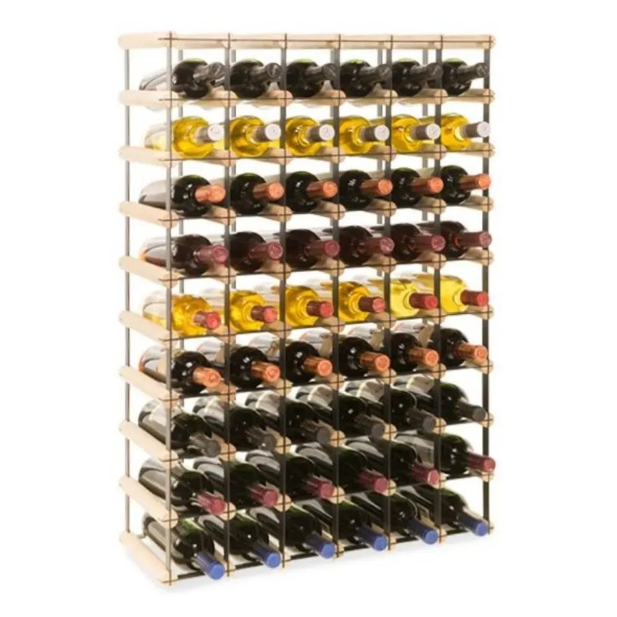 PROREGAL Modulares Weinregal Vinotega aus massivem Kiefernholz in Natur, H x B x T: 92,5 x 62,5 x 24,5 cm - Bild 2