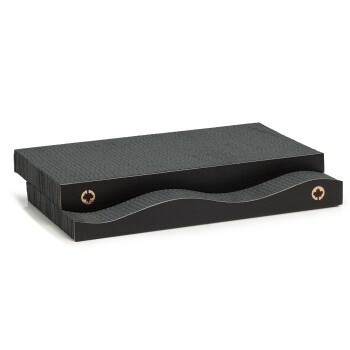Canadian Cat Company 2 in 1 Kratzbrett aus Sisal und Karton in Schwarz und Silber - Bild 3