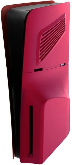 FourAll Ersatz-Frontplatte für PS5 Slim Edition in Rose Rot - Bild 1