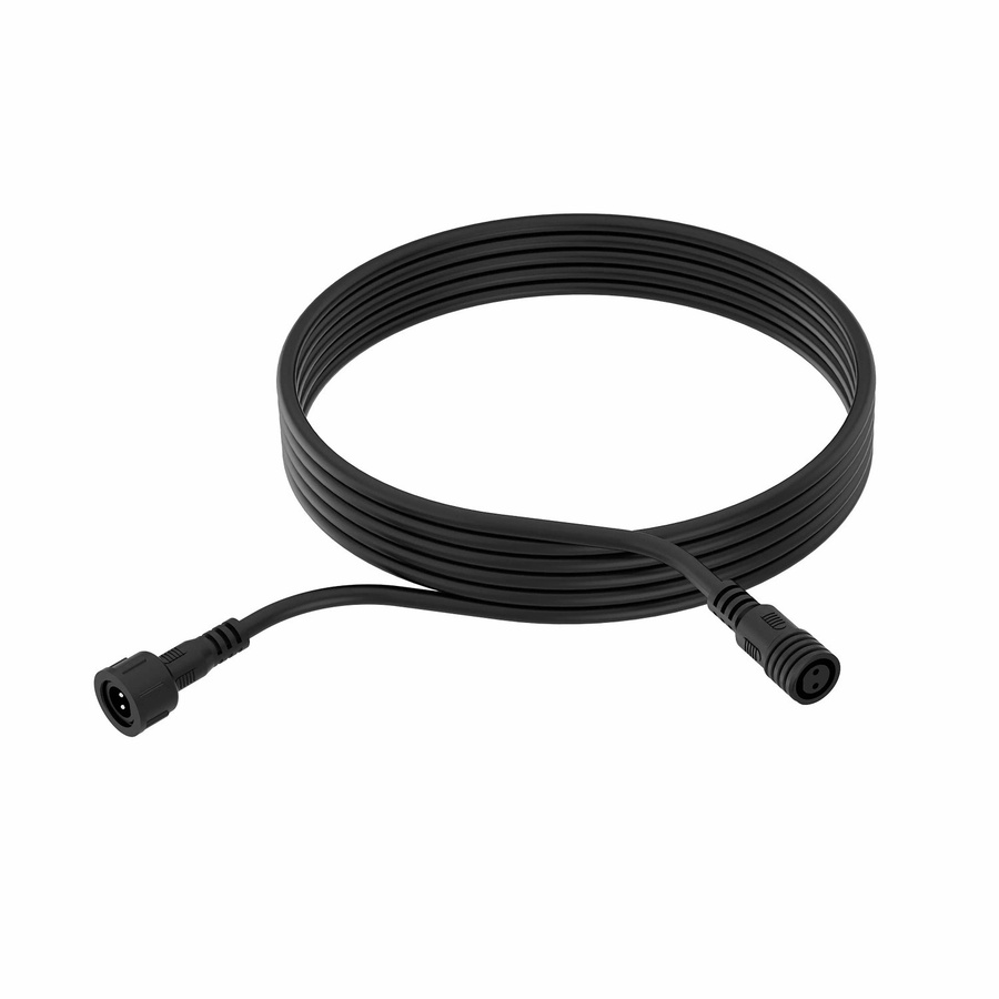 Philips Outdoor-Verlängerungskabel für Garten und Außenbereich, 24 V Niedervolt, IP65, Schwarz, Länge: 5 m - Bild 2