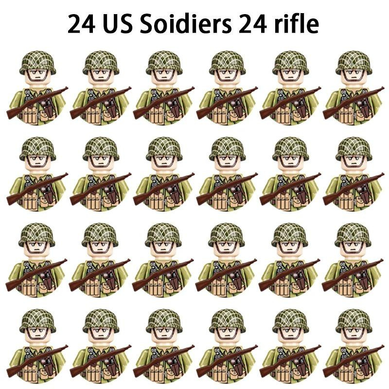 Yiran toy Militär Soldat Konstruktionsbausteine 24-teiliges Set - Bild 3