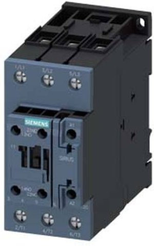 Siemens Bahnschütz 3RT2037-1XF40-0LA2 mit 3 Schließern, 690 V/AC, grau - Bild 1