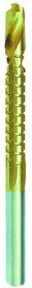 RUKO Fräsbohrer HSS TiN in Gold, Durchmesser: 8 mm - Bild 1