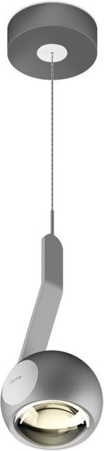 Occhio io 3d sospeso up LED-Pendelleuchte in Chrom matt und Weiß matt mit warmweißem Licht (2700K) und verstellbarer Aufhängung von 80 bis 180 cm - Bild 1