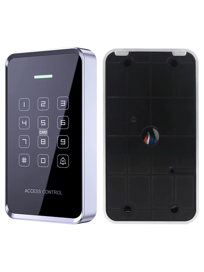 Asia-Teco NFC-RFID-Karten-Zugangskontrolltastatur mit Touchscreen, wasserdichtem Design und Hintergrundbeleuchtung, Dual-Frequenz-Wiegand-Lesegerät für bis zu 1000 Benutzer - Bild 7