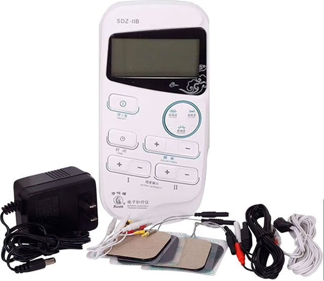 VamsLuna Muskelstimulator Elektroakupunktur, EMS-Pulsmassagegerät, 2-Kanal-Ausgang - Bild 1
