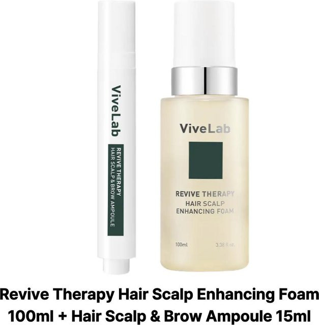 ViveLab Revive Therapy Haar-Kopfhaut-Verstärkender Schaum und Ampulle, 115 ml - Bild 1
