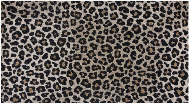 MD Entree Universal Teppich mit Animal Print in Safari Beige, B: 120 cm, T: 67 cm, rutschfest und waschbar - Bild 1