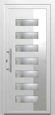 KNOCK Kunststoff-Haustür VENUS in Weiß mit Glaseinsatz, modern, B: 110 cm, H: 210 cm - Bild 1