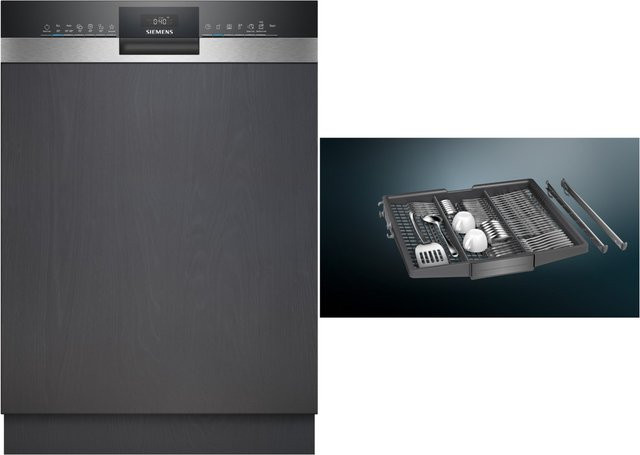 Siemens Geschirrspüler SN53ES0VBE teilintegrierbar, Edelstahl, Breite: 60 cm - Bild 1