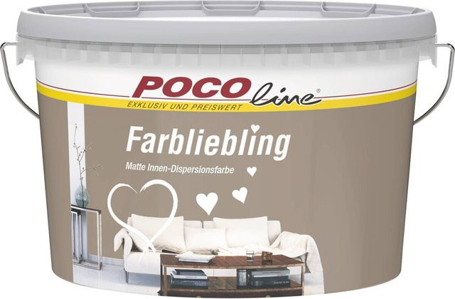 POCOline Raumfarbe Farbliebling Korsika, Beige, Matt, 2,5 l - Bild 1