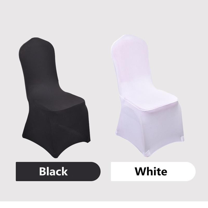 Housmife Elastischer Stuhlbezug in Weiß für Esszimmerstühle aus Polyester und Elasthan - Bild 2