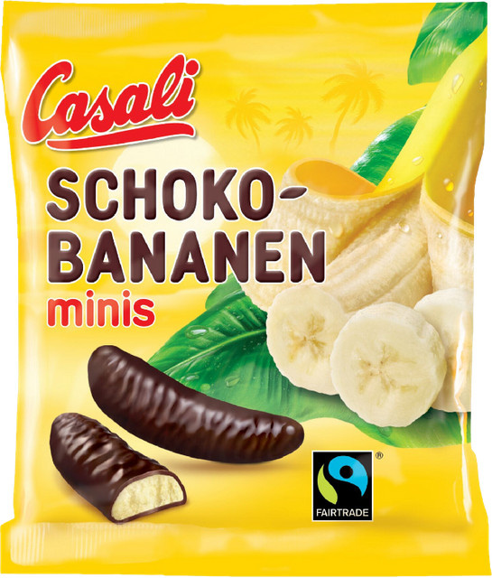 Casali Schokobananen minis Fairtrade 100 g - Bild 1