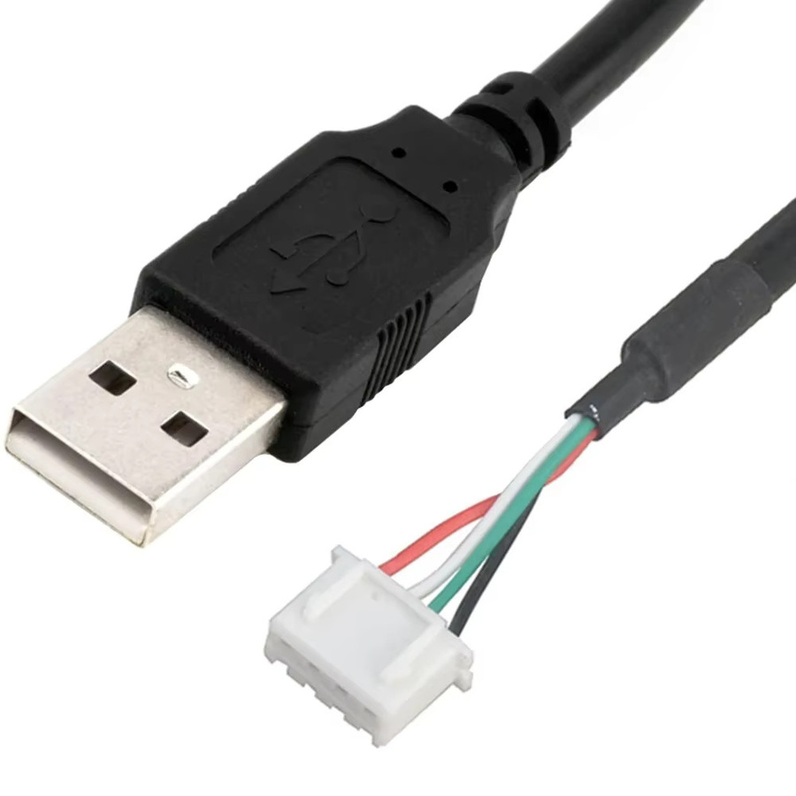 USB auf Dupont 4-poliges Datenkabel Schwarz, Länge: 30 cm - Bild 3