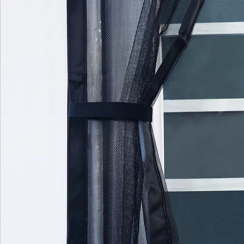 DTGJ Magnetisches Moskitonetz-Vorhang als Insektenschutz für Tür und Fenster, Schwarz, mit automatischer Schließung - Bild 4