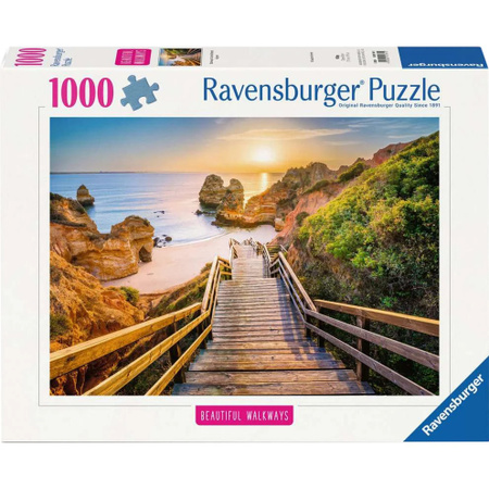 Ravensburger Puzzle Beautiful Walkways Holztreppe zum Praio do Camillo 1000 Teile