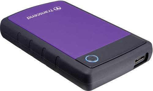 Transcend StoreJet 25H3 Externe Festplatte 4TB 2.5 Zoll USB 3.2 Gen 1 Purple/Black - Bild 1