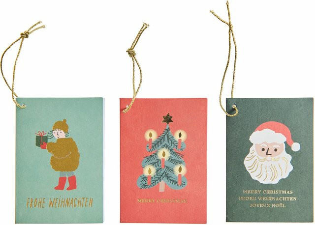 Rico Design Paper Poetry Kärtchenanhänger Weihnachtsmarkt Multicolor - Bild 1