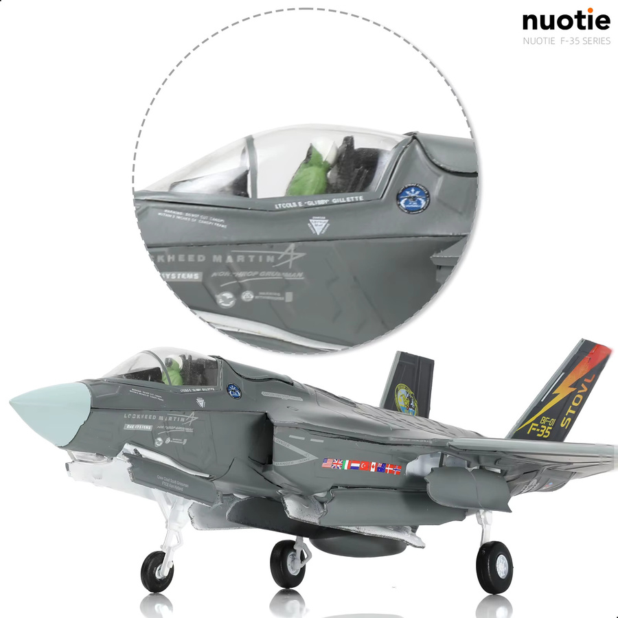 NUOTIE F-35B Lightning II, Druckgussmodell, 1:72, ab 14 Jahren - Bild 2