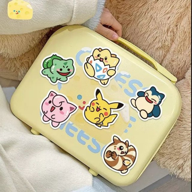 zhuangchen Pokémon Aufkleber, Pikachu, 53 Stück, Bunt / Mehrfarbig - Bild 1